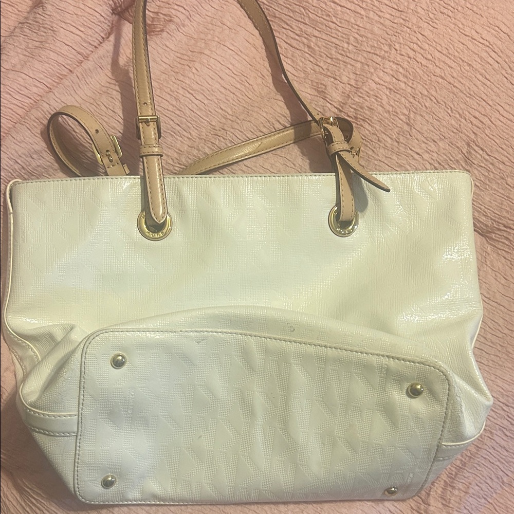 Michael Kors Cream Tote Bag